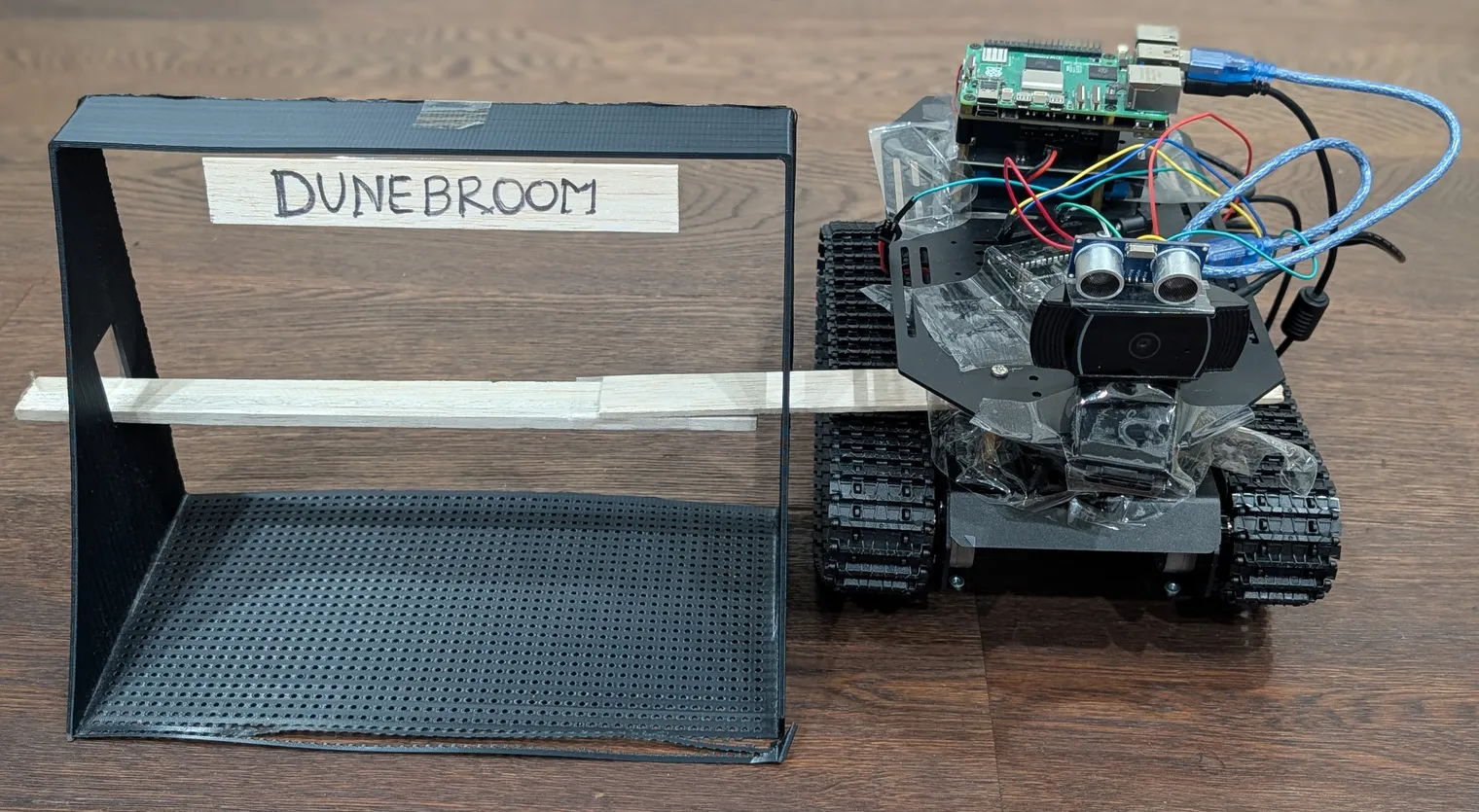 DuneBroom autonomous beach-cleaning robot