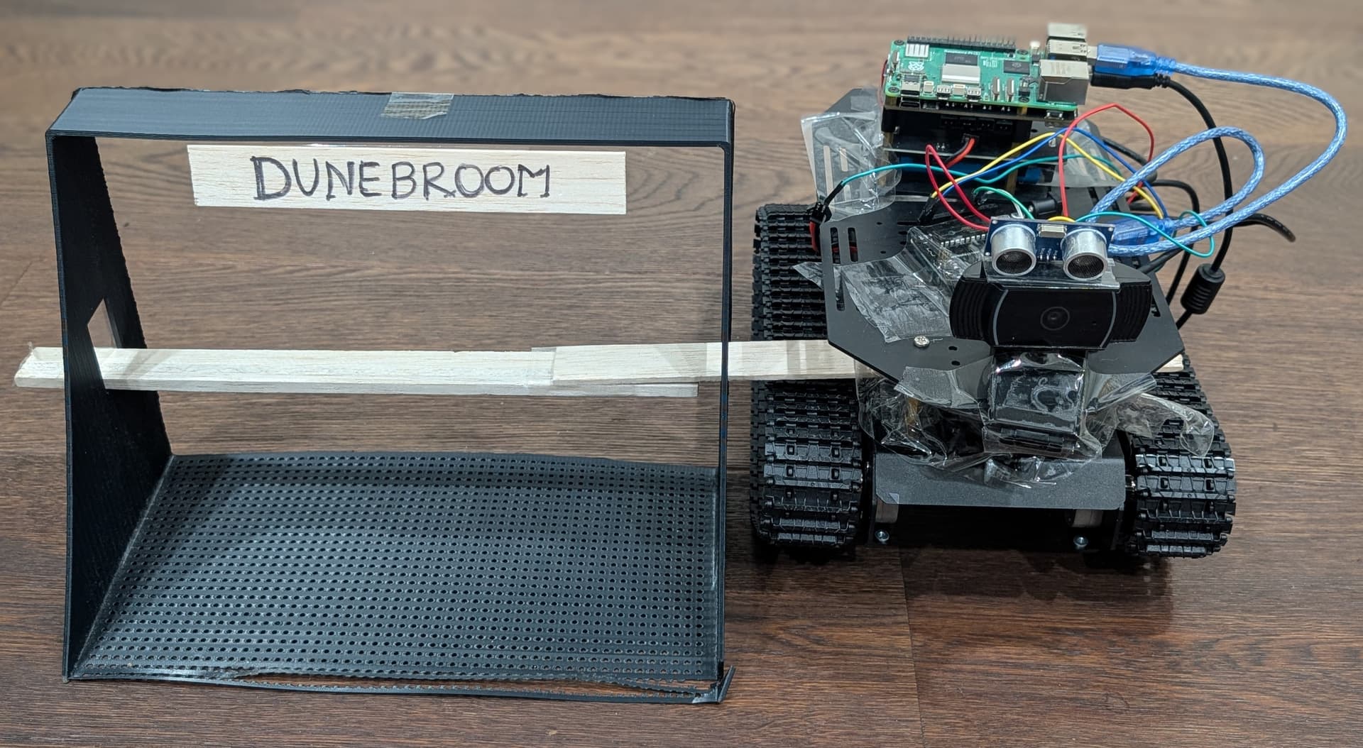 DuneBroom autonomous beach-cleaning robot